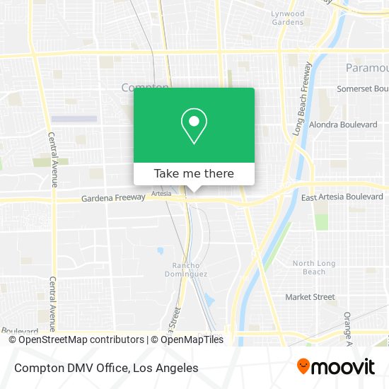 Compton DMV Office map
