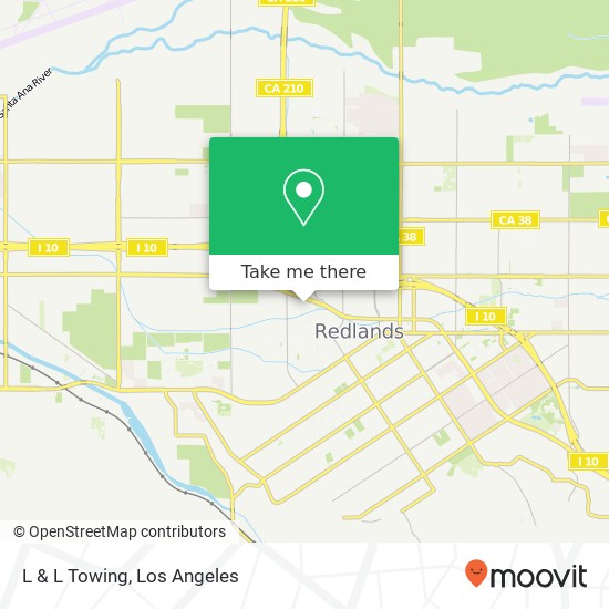 L & L Towing map