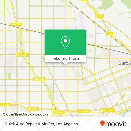 Mapa de Quick Auto Repair & Muffler