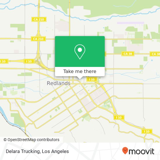 Delara Trucking map