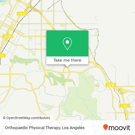 Orthopaedic Physical Therapy map