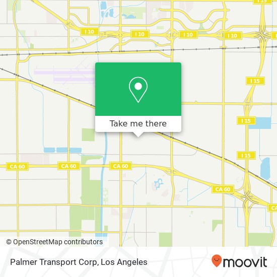 Palmer Transport Corp map