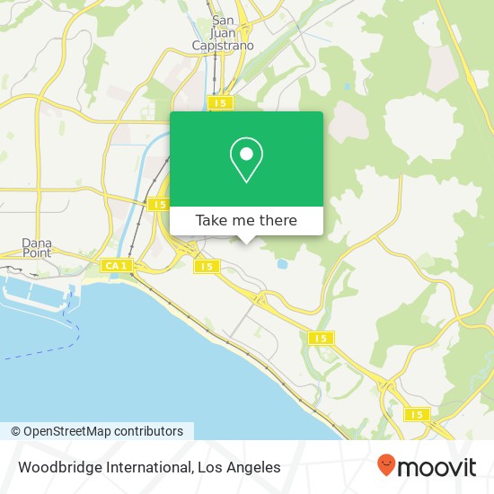 Woodbridge International map