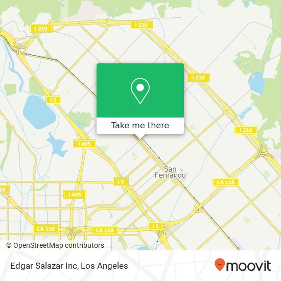 Edgar Salazar Inc map