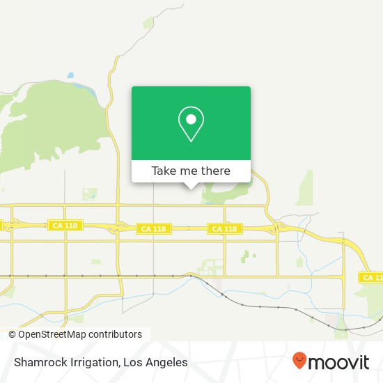 Shamrock Irrigation map