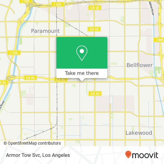 Armor Tow Svc map