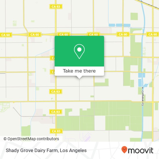 Shady Grove Dairy Farm map