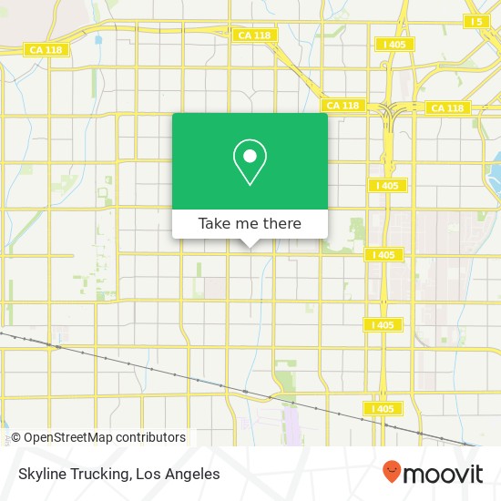 Mapa de Skyline Trucking