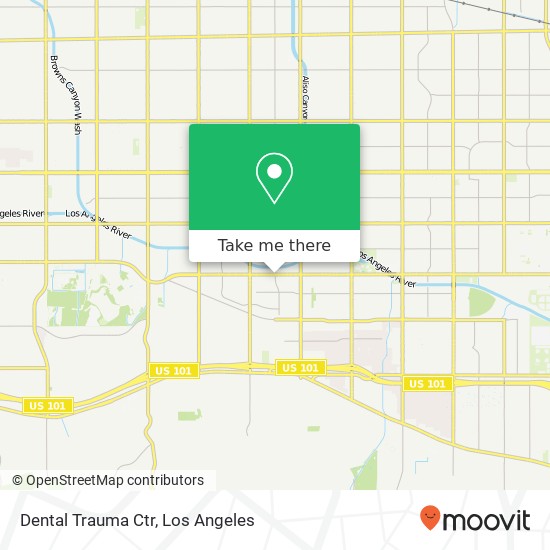 Dental Trauma Ctr map