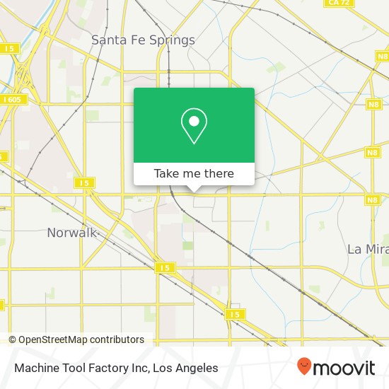 Machine Tool Factory Inc map