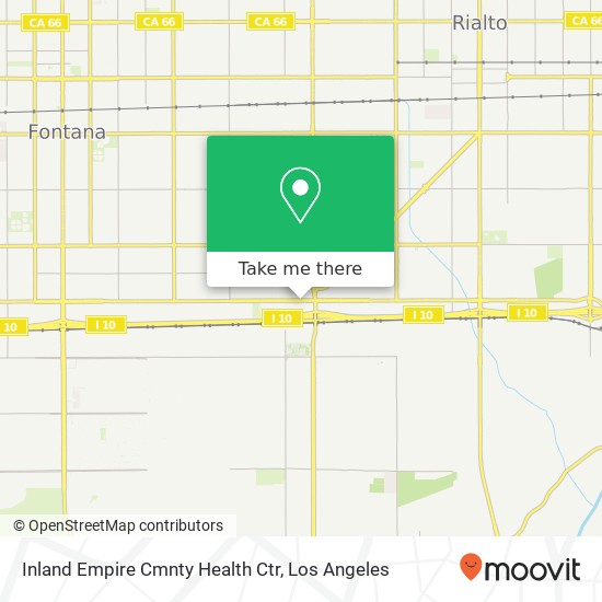 Inland Empire Cmnty Health Ctr map