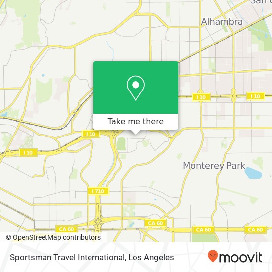 Sportsman Travel International map