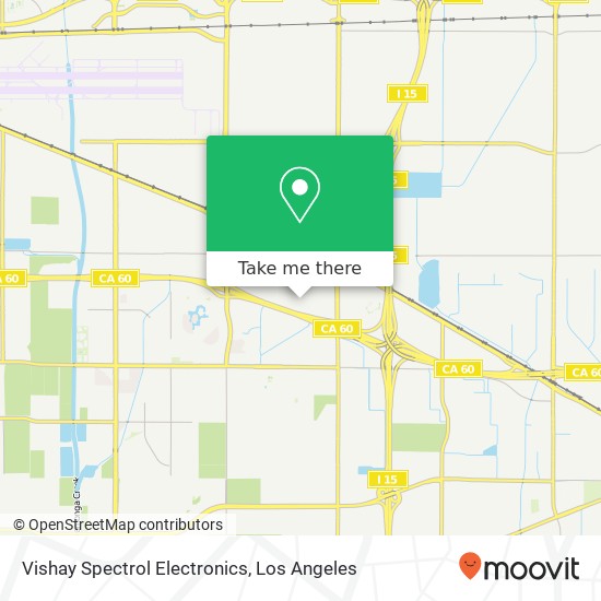 Mapa de Vishay Spectrol Electronics