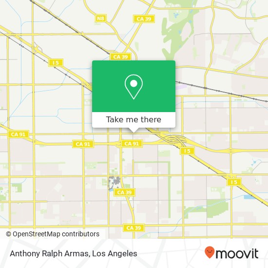 Anthony Ralph Armas map