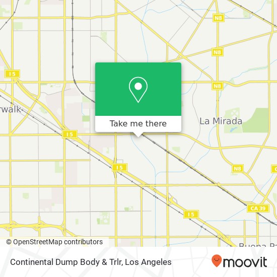 Continental Dump Body & Trlr map