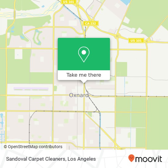 Sandoval Carpet Cleaners map