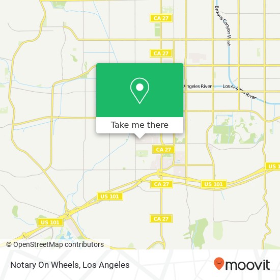 Notary On Wheels map