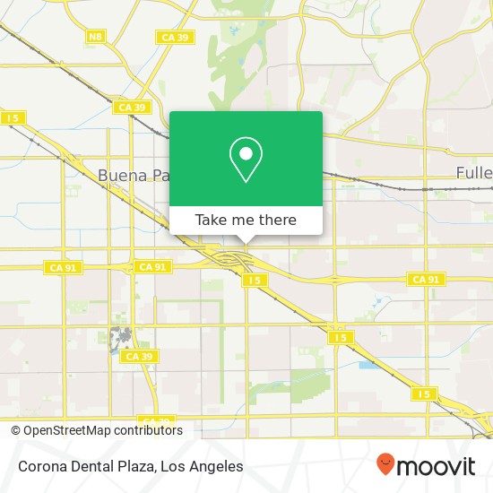 Corona Dental Plaza map