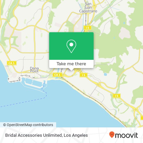 Bridal Accessories Unlimited map