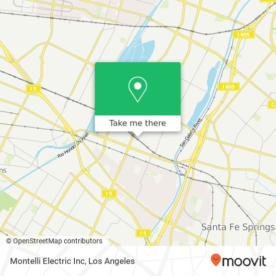 Mapa de Montelli Electric Inc