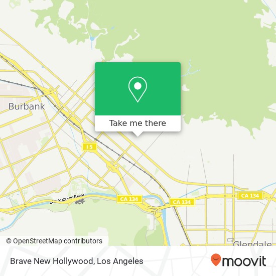 Brave New Hollywood map