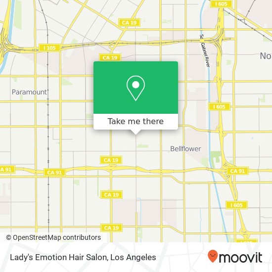 Mapa de Lady's Emotion Hair Salon