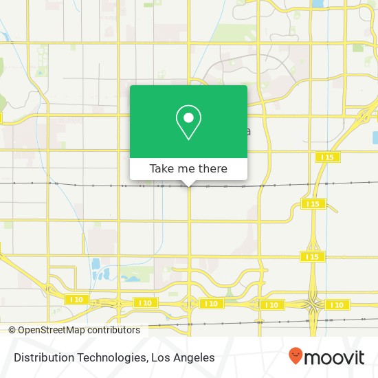 Distribution Technologies map