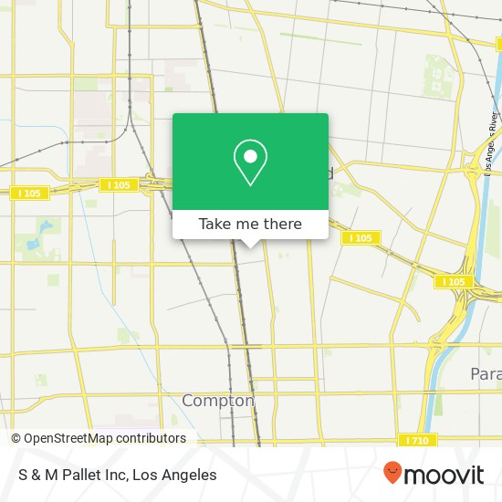 Mapa de S & M Pallet Inc