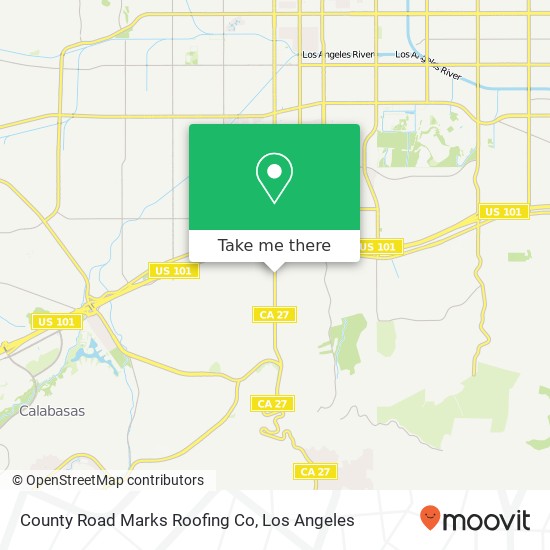 County Road Marks Roofing Co map