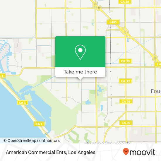 American Commercial Ents map