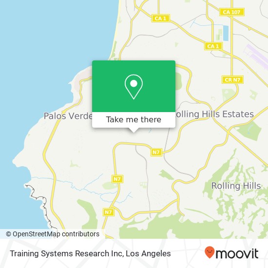 Training Systems Research Inc map