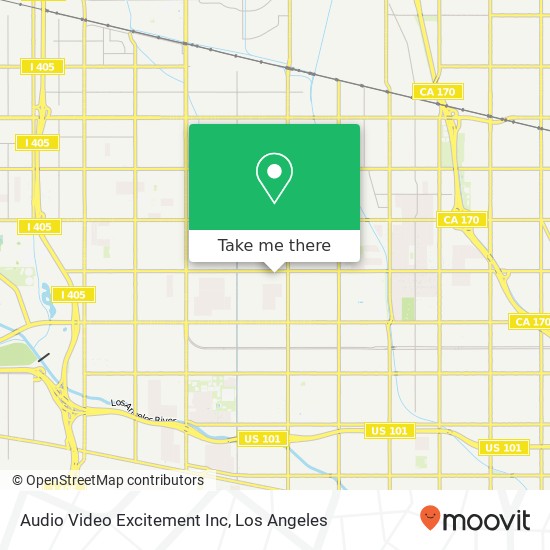 Mapa de Audio Video Excitement Inc