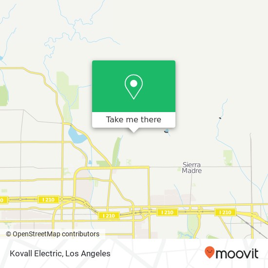 Kovall Electric map