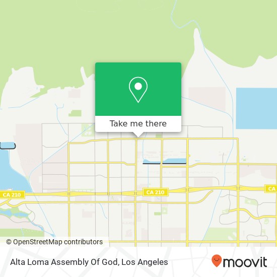 Alta Loma Assembly Of God map