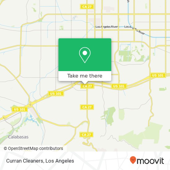 Curran Cleaners map