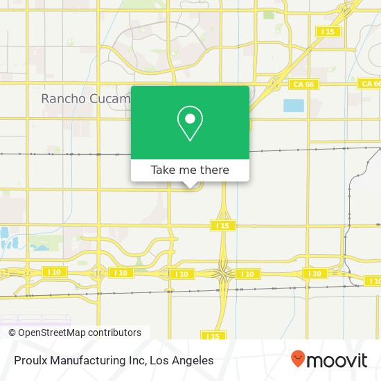 Proulx Manufacturing Inc map