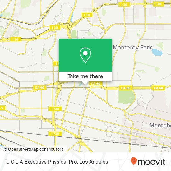 U C L A Executive Physical Pro map