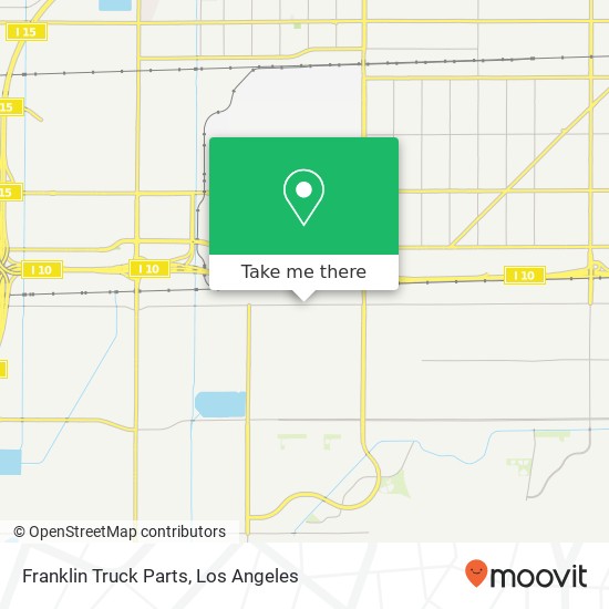 Mapa de Franklin Truck Parts