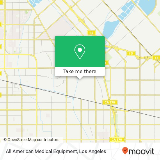 All American Medical Equipment map