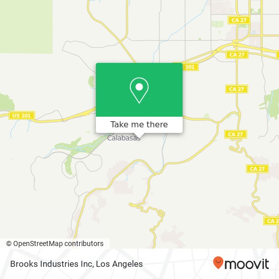 Brooks Industries Inc map