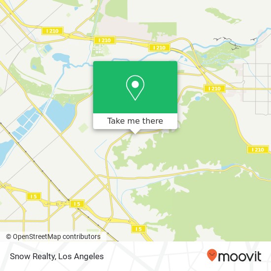 Snow Realty map