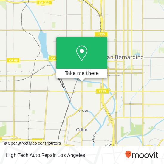 High Tech Auto Repair map