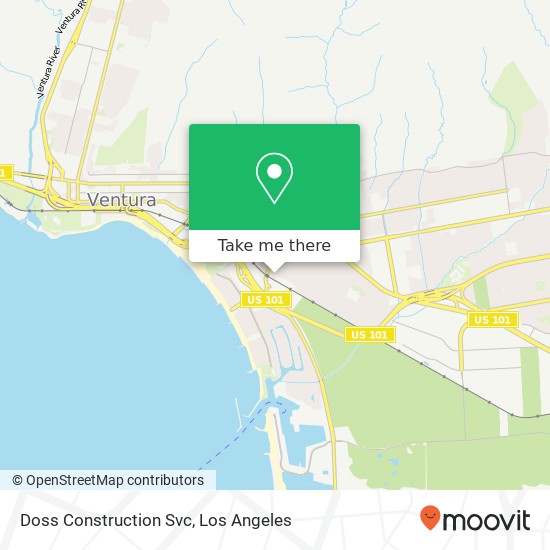 Doss Construction Svc map