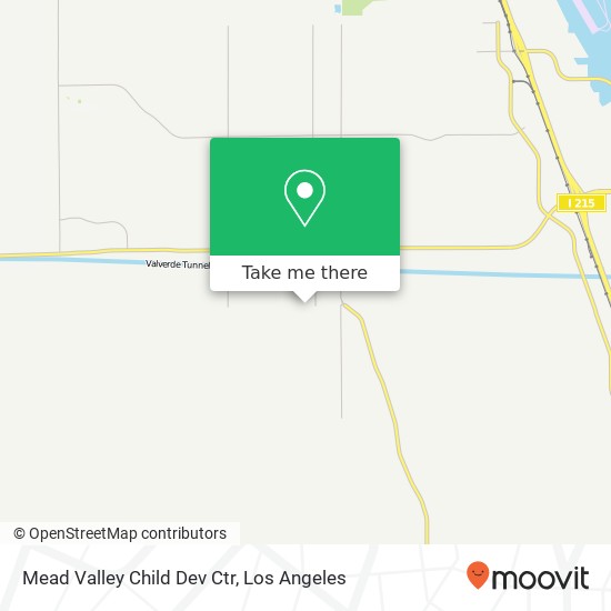 Mapa de Mead Valley Child Dev Ctr