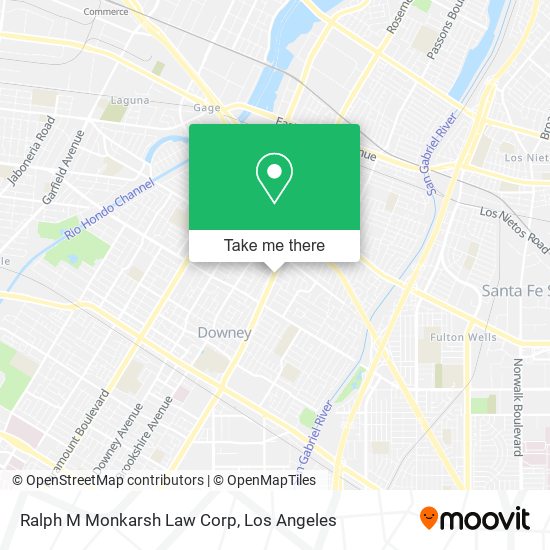 Mapa de Ralph M Monkarsh Law Corp
