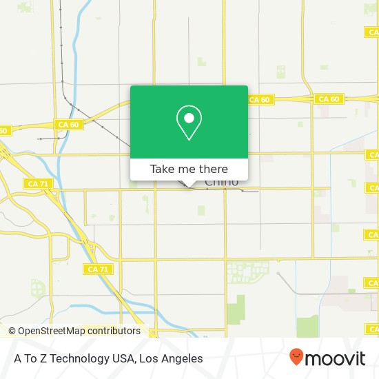 A To Z Technology USA map