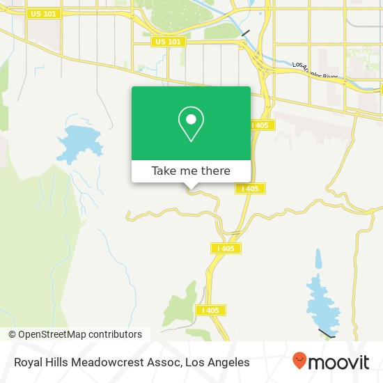 Royal Hills Meadowcrest Assoc map