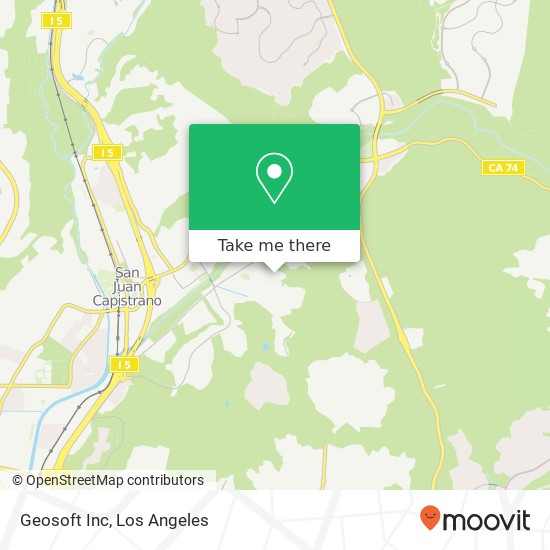 Geosoft Inc map