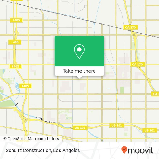 Schultz Construction map