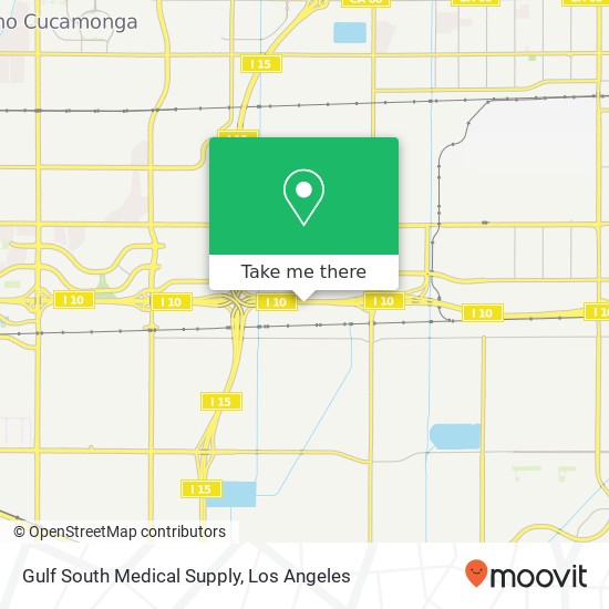 Mapa de Gulf South Medical Supply